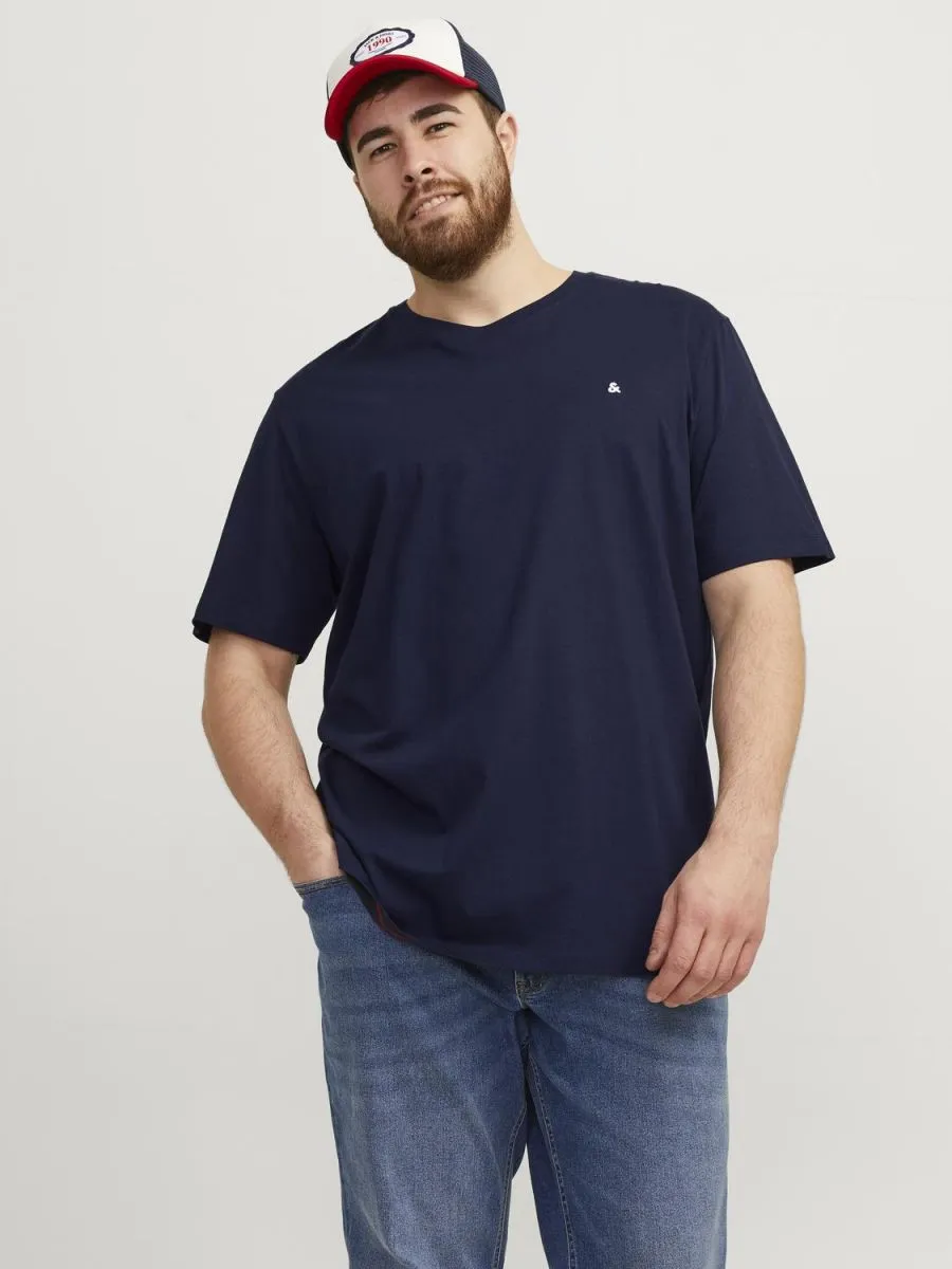 + T-SHIRT Uomo JACK&JONES 12253778 PAULOS NAVY BLAZER