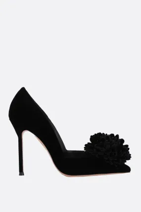  AQUAZZURA décolleté Couturier in velluto 