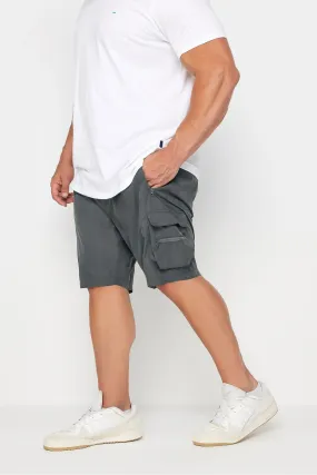 BadRhino Big & Tall - Shorts cargo stropicciti in nylon