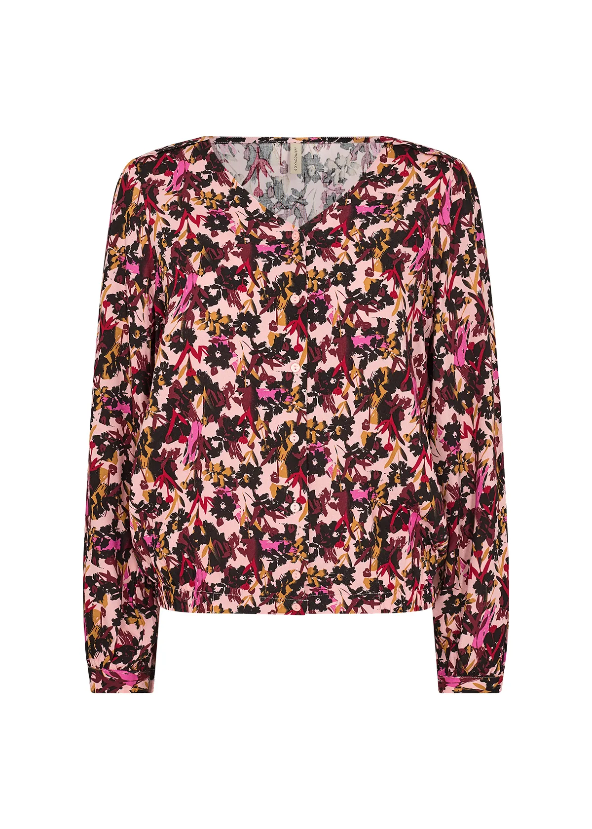 Blusa Femminile in LENZING™ ECOVERO™ Viscosa – Fantasia Vivace sul Fucsia – Taglia M a 25€ (Prezzo Ori