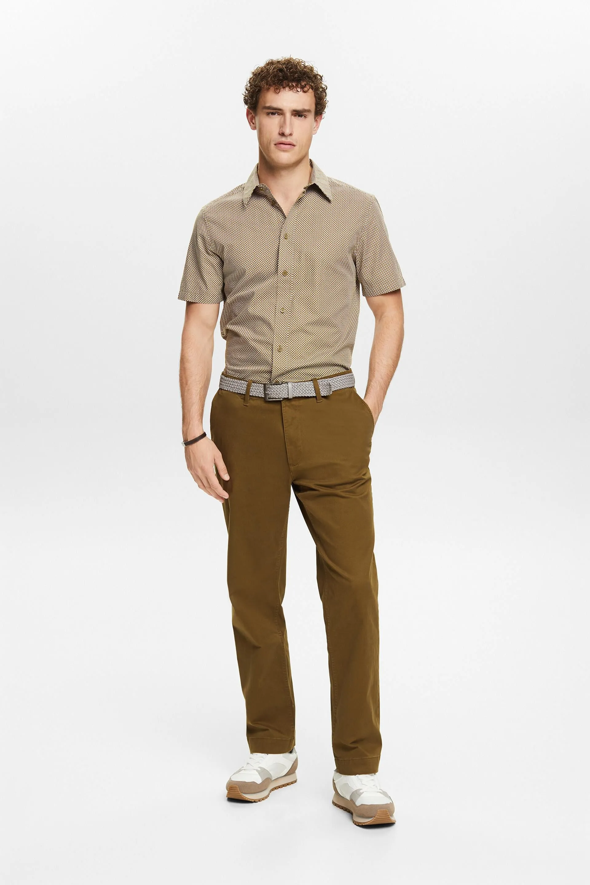 Camicia a maniche corte con stampa