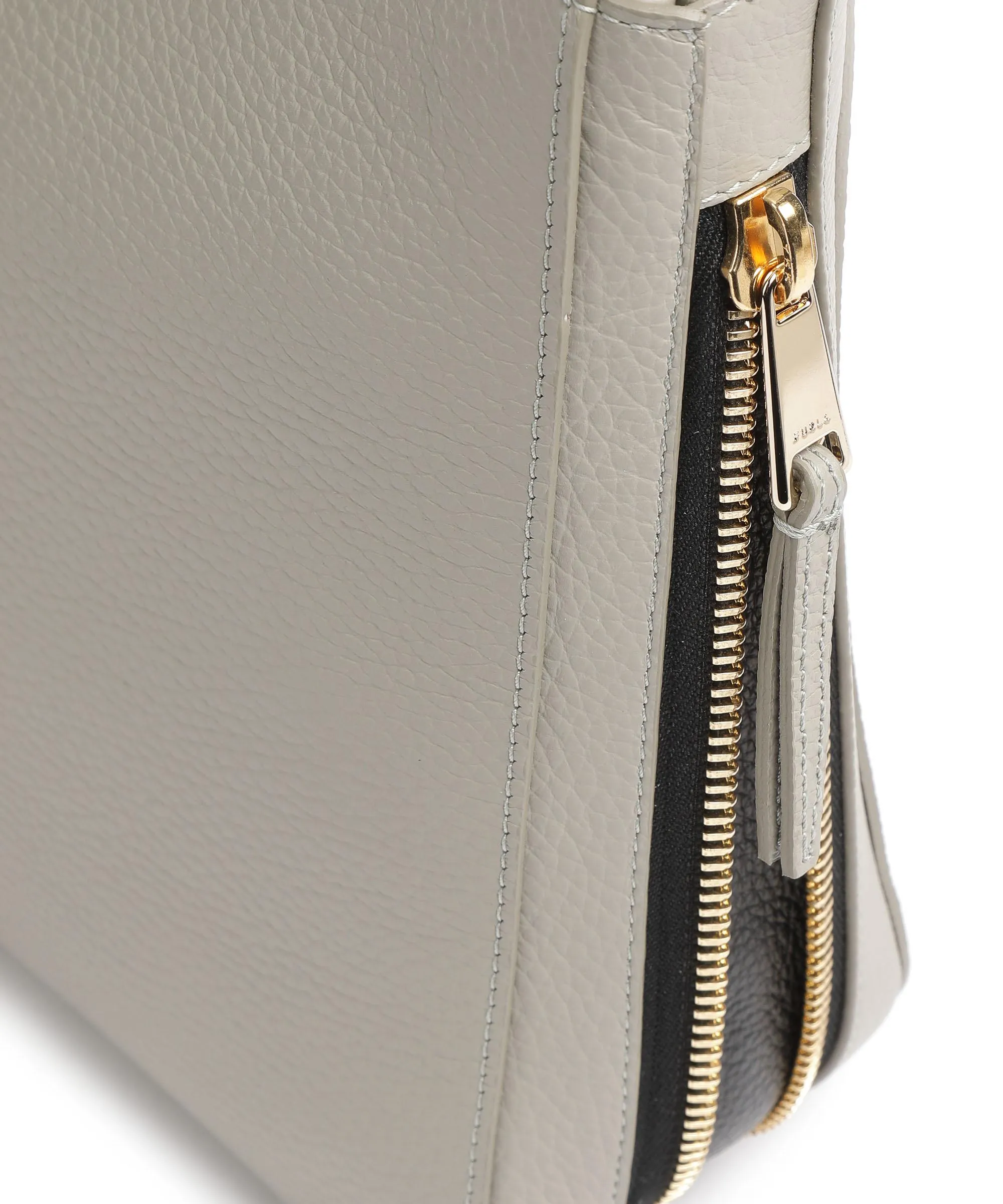  Furla Skye M Borsa hobo pelle granulata grigio  