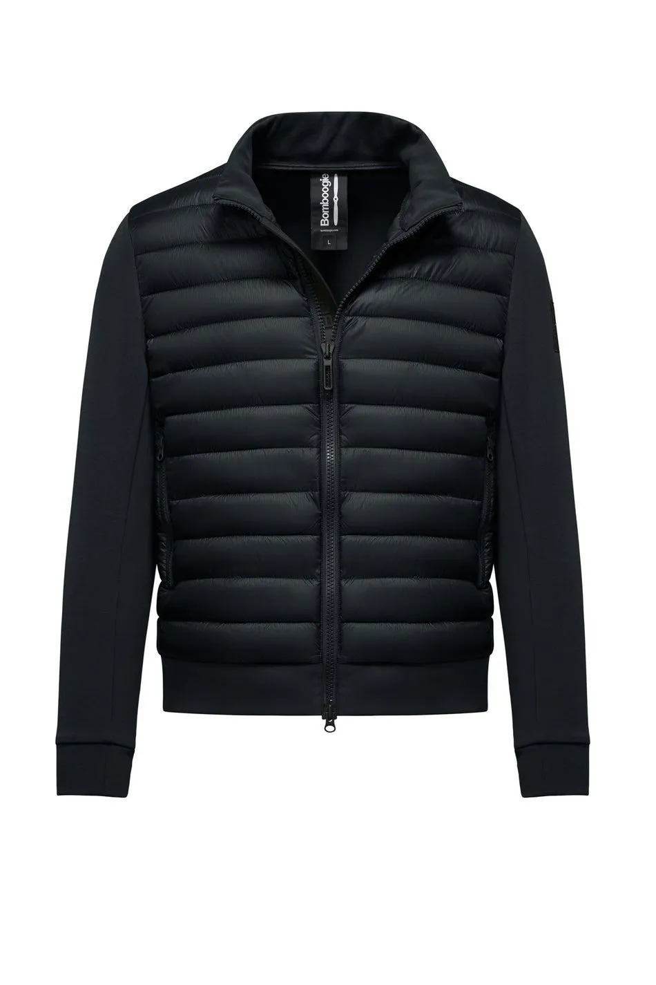 Giacca bimaterica in neoprene e nylon ripstop bomboogie