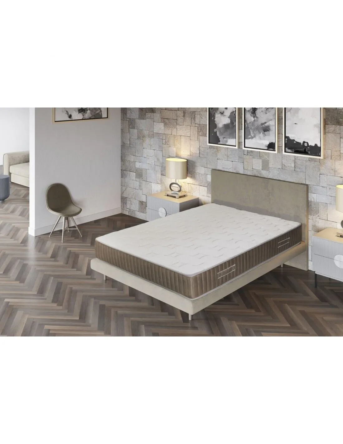 Materasso a molle insacchettate Dupen Malibu Lumbar Dimensioni 160 x 200 cm