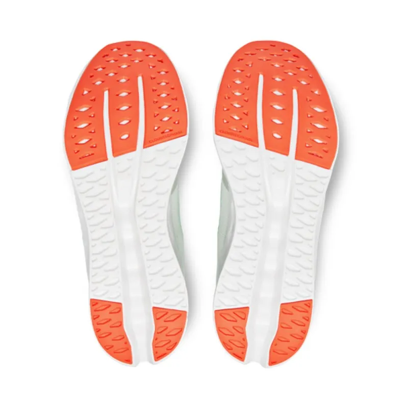 On Cloudsurfer Bianco Verde Chiaro - Scarpe Running Donna
