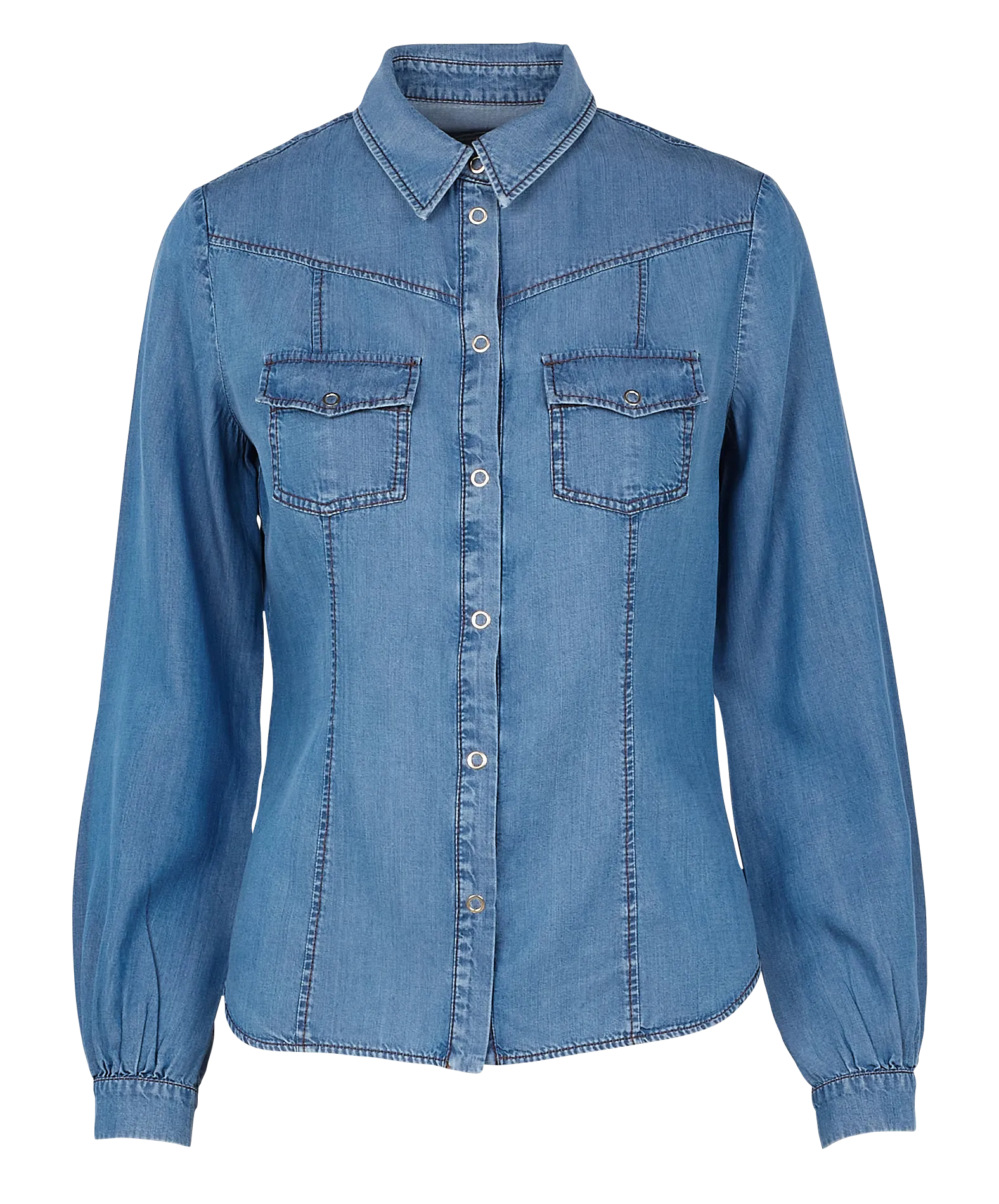  PENNYBLACK   Camicia collo classico effetto jeans | Blu