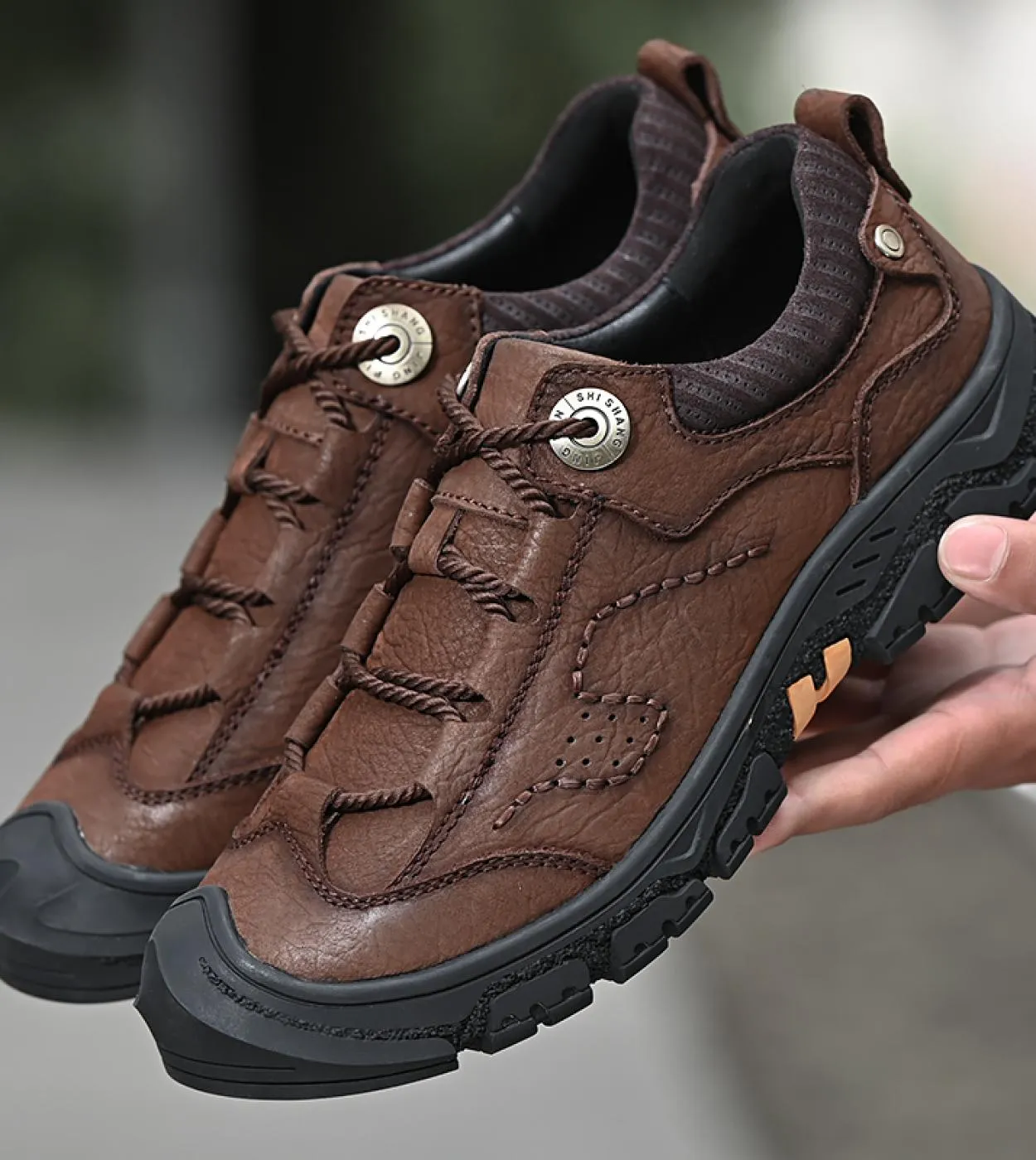 Scarpe da uomo allaperto Scarpe casual in vera pelle per uomo Comode scarpe da trekking fatte a mano alla moda Mocassini di mar